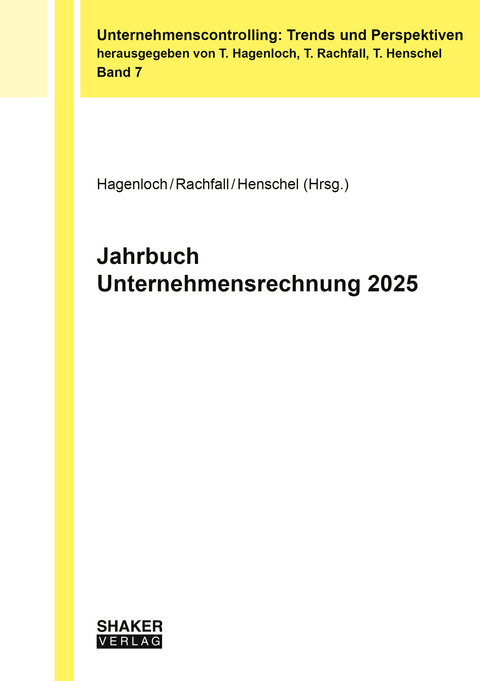 Jahrbuch Unternehmensrechnung 2025 - 