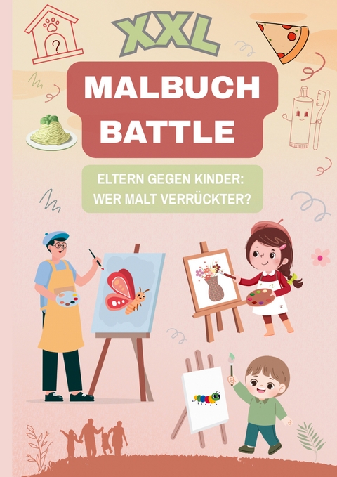 XXL Malbuch Battle Malduell - Ajla Buchverlag