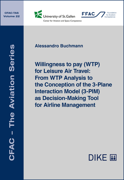 Willingness to pay (WTP) for Leisure Air Travel: From WTP Analysis to the Conception of the 3-Plane Interaction Model (3-PIM) as Decision-Making Tool for Airline Management - Alessandro Buchmann