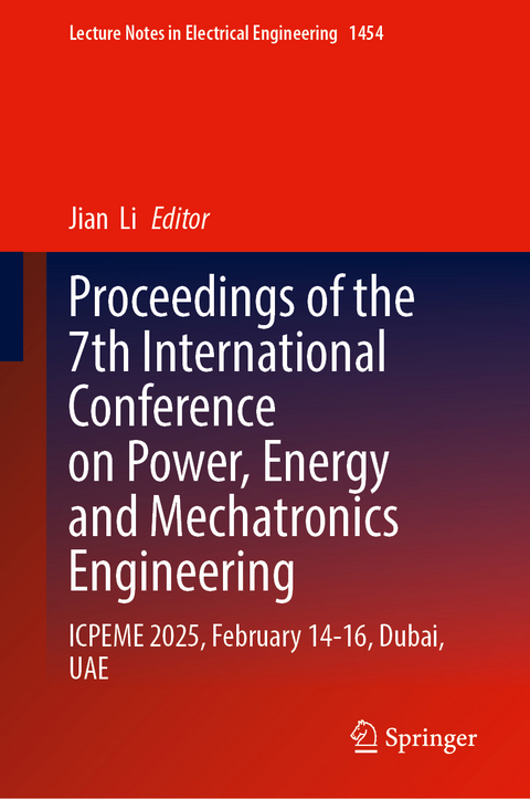 Proceedings of the 7th International Conference on Power, Energy and Mechatronics Engineering - 