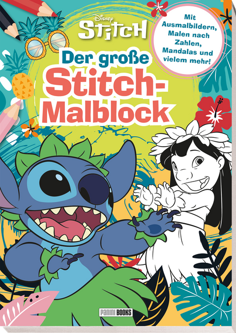 Disney Stitch: Der gro&szlig;e Stitch-Malblock -  DISNEY,  Panini
