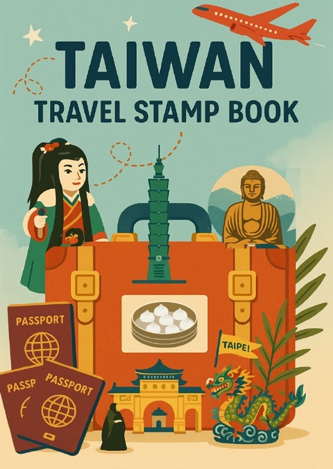 Taiwan Travel Stamp book - Adriana Saru