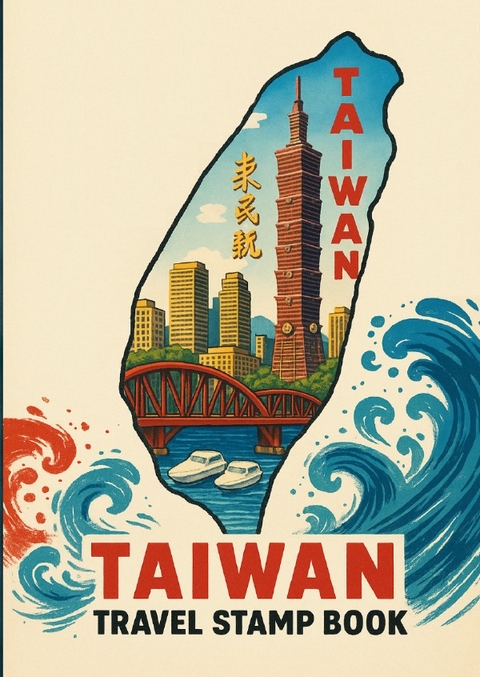 Taiwan Travel Stamp book - Adriana Saru