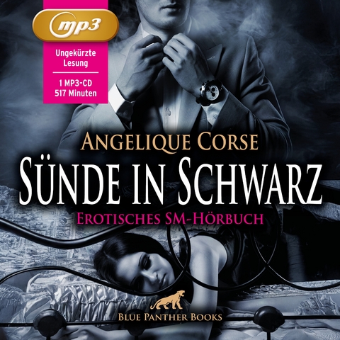 S&uuml;nde in Schwarz | Erotik SM-Audio Story | Erotisches SM-H&ouml;rbuch MP3CD - Angelique Corse