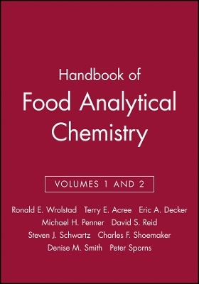 Handbook of Food Analytical Chemistry – V 1 Water V 2 Pigment