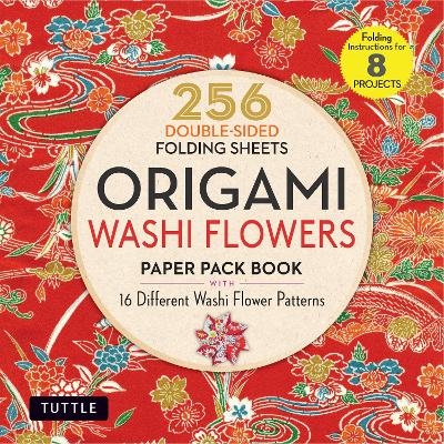 Origami Washi Flowers Paper Pack Book - 