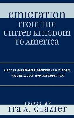 Emigration from the United Kingdom to America - 