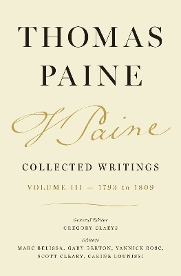 Thomas Paine Collected Writings, Volume 3