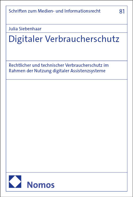 Digitaler Verbraucherschutz - Julia Siebenhaar