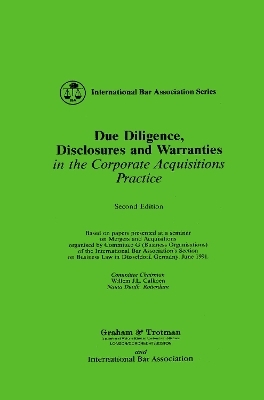 Due Diligence, Disclosures and Warranties - D. Baker, Robert Jillson