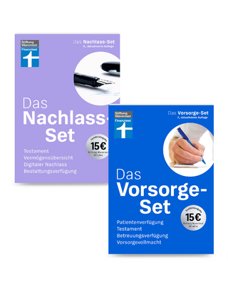 Vorsorge-Set und Nachlass-Set im Paket - aktualisierte Auflagen 2024