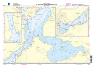 Die Trave von Travemünde bis Schlutup