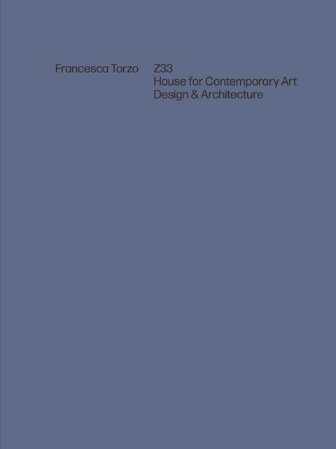 Francesca Torzo. Z33 House for Contemporary Art, Design and Architecture - 