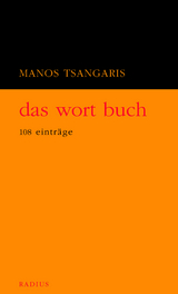 das wort buch - Manos Tsangaris