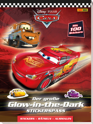 Disney Cars: Der große Glow-in-the-Dark-Stickerspaß: Stickern - Rätseln - Ausmalen