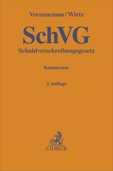 Schuldverschreibungsgesetz. SchVG - 