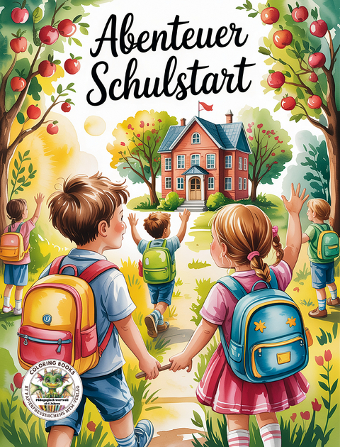 Abenteuer Schulstart - Das kreative Malbuch f&uuml;r alle Schulanf&auml;nger - Nanja Holland