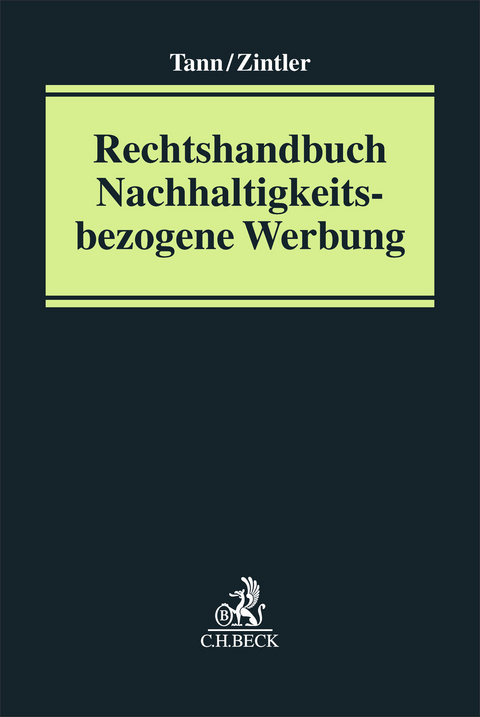 Rechtshandbuch Nachhaltigkeitsbezogene Werbung - 