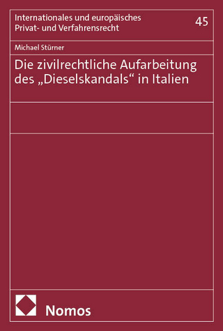 Die zivilrechtliche Aufarbeitung des „Dieselskandals“ in Italien