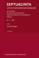 Septuaginta. Band 11,4 - Ziegler, Joseph