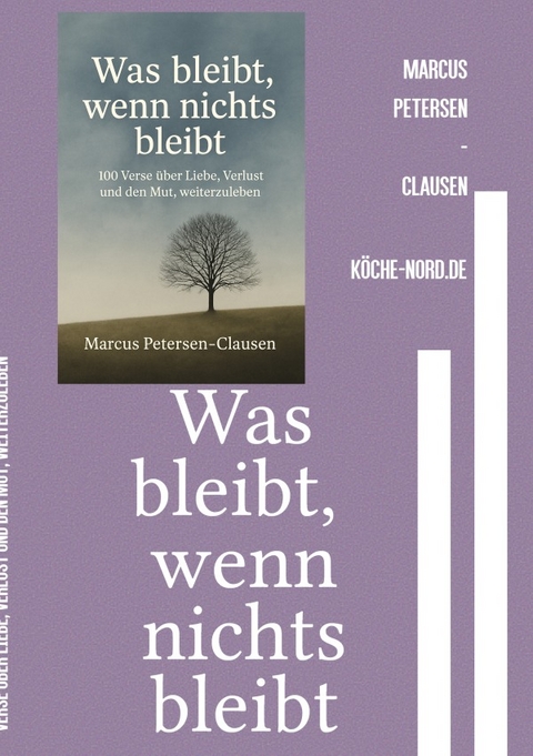 100 Verse / Was bleibt, wenn nichts bleibt - Marcus PC Petersen - Clausen