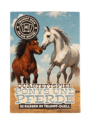 Quartettspiel Ponys und Pferde