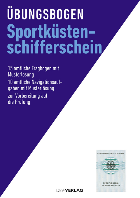 &Uuml;bungsbogen Sportk&uuml;stenschifferschein