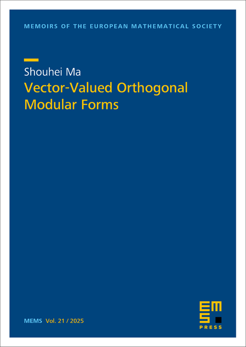 Vector-Valued Orthogonal Modular Forms - Shouhei Ma