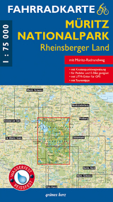 Fahrradkarte Müritz-Nationalpark, Rheinsberger Land - 