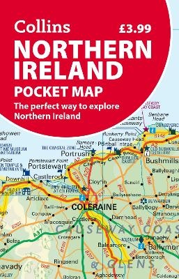Northern Ireland Pocket Map -  Collins Maps