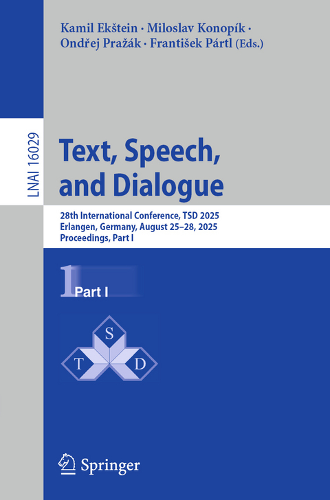 Text, Speech, and Dialogue - 