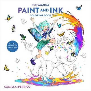 Pop Manga Paint and Ink Coloring Book