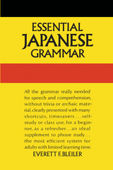 Essential Japanese Grammar - E. F. Bleiler