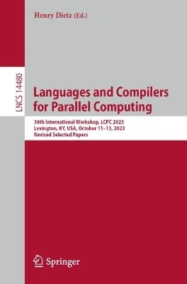 Languages and Compilers for Parallel Computing - 