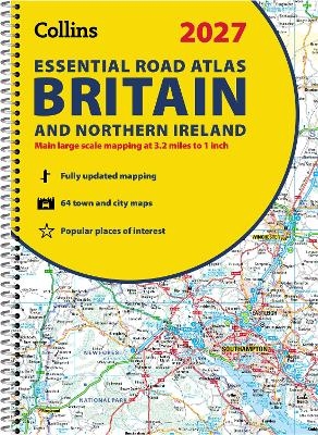 2027 Collins Essential Road Atlas Britain and Northern Ireland -  Collins Maps