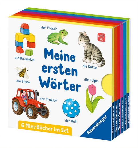 Meine ersten W&ouml;rter: 6 Mini-B&uuml;cher im Set - Ina Milk