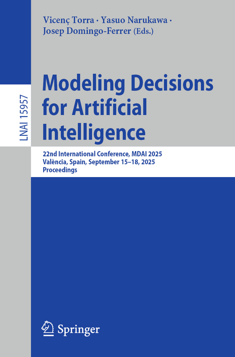 Modeling Decisions for Artificial Intelligence - 