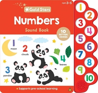Gold Stars 10-Button Sound Book - Numbers