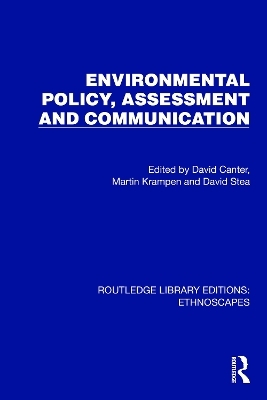 Environmental Policy, Assessment and Communication - 