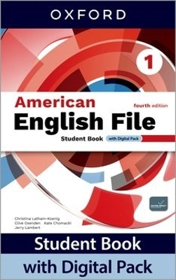 American English File fourth edition Level 1 Student Book with Digital Pack