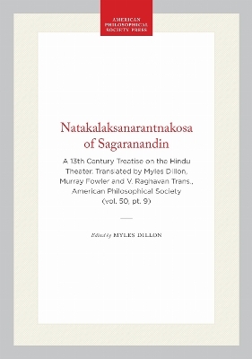 Natakalaksanarantnakosa of Sagaranandin