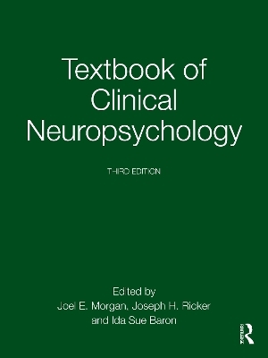 Textbook of Clinical Neuropsychology - 