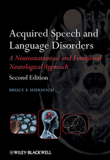 Acquired Speech and Language Disorders - Bruce E. Murdoch