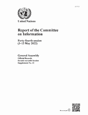 Report of the Committee on Information -  United Nations Department for General Assembly and Conference Management