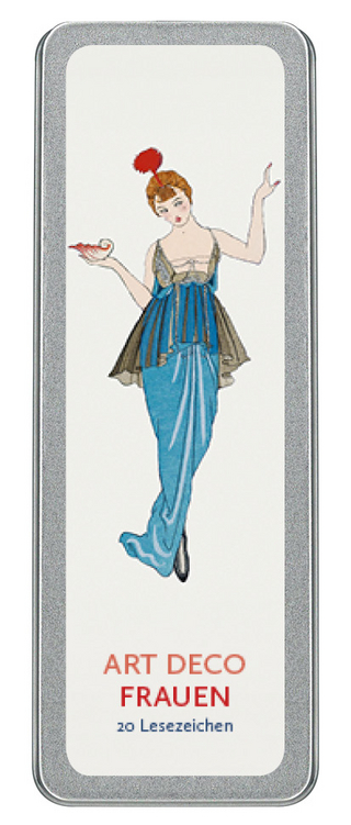 Art Deco Frauen Lesezeichen VE 20