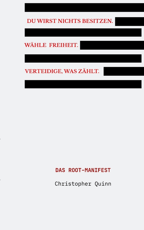 Das Root-Manifest - Christopher Quinn