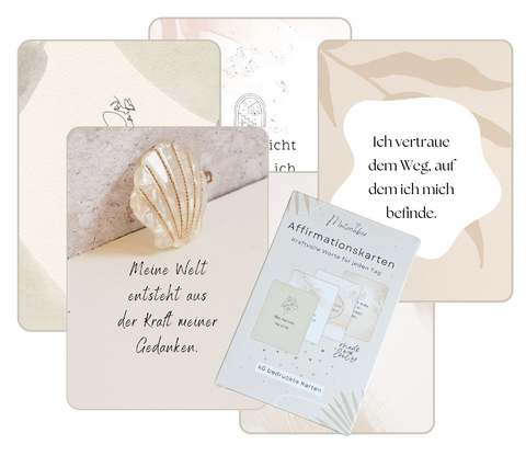 Mutzauber Affirmationskarten-Set "Kraftvolle Worte f&uuml;r jeden Tag"