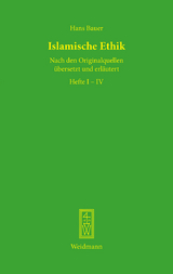 Islamische Ethik - Hans Bauer