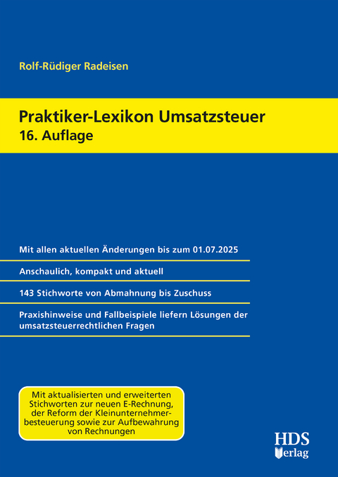 Praktiker-Lexikon Umsatzsteuer - Rolf-R&uuml;diger Radeisen