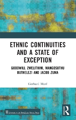 Ethnic Continuities and a State of Exception - Gerhard Mar&eacute;